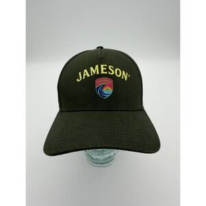 Jameson Whiskey San Diego Olive Green Promotional Hat Cap Adjustable Strap NWOT